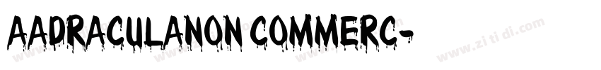 AaDraculaNon Commerc字体转换